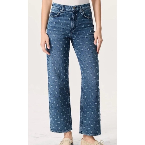 rag & bone Denim - RAG & BONE
Shea High-Rise Ankle Relaxed Straight
Jeans Size 28